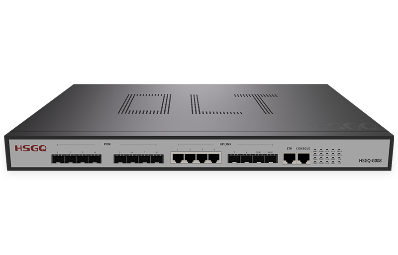 8Port GPON OLT mendukung NMS/CLI/Web