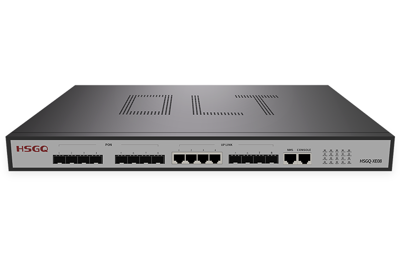 8 portas EPON OLT com porta de uplink 4SFP+