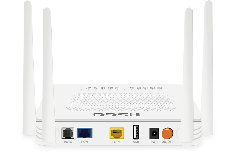 1GE+1POTS+1USB+2,4G+5,8G (1200M) Wi-Fi XPON ONU